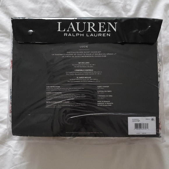 Ralph Lauren Lucie Queen duvet cover Sham Set - Picture 3 of 7
